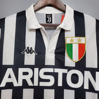 Maillot Juventus Rétro 1984/1985 - Noir et Blanc