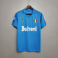 Camisola Napoli Retrô 1987/1988 - Azul