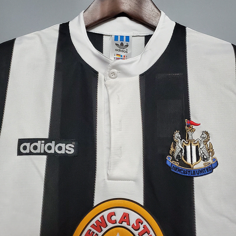 Newcastle Retro 1995/1997 Shirt - Black and White