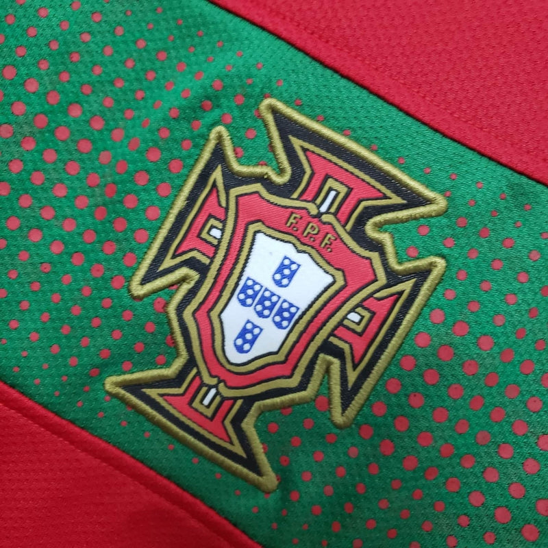 Portugal Retro 2010 Shirt - Red and Green