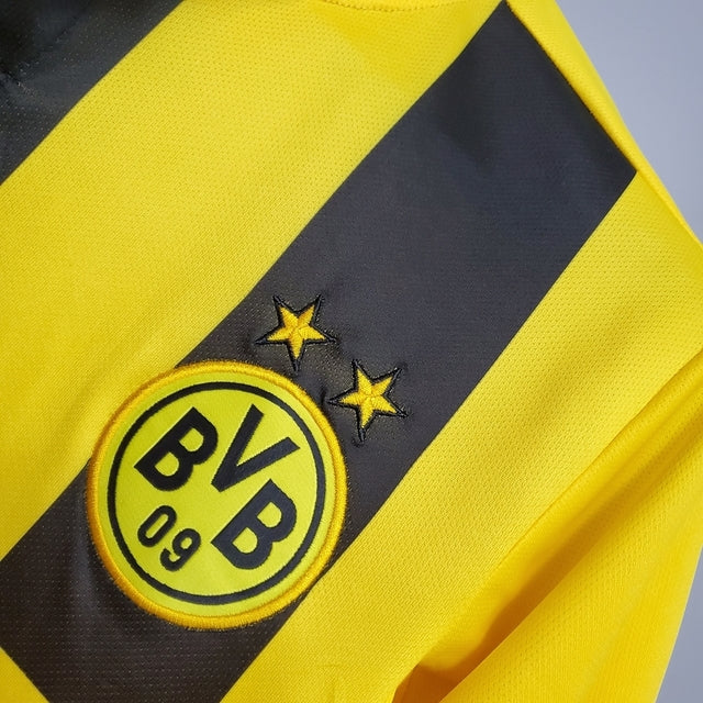 Borussia Dortmund Retro 12/13 Yellow and Black Jersey