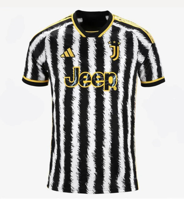 Juventus Home Shirt 23/24 - White and Black