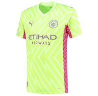 Maillot de Gardien Manchester City 23/24 Vert et Rose
