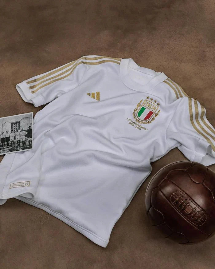 Camisola Itália 125 Aniversário- Branca Masculino