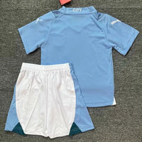 Kit Enfant Manchester City I 23/24 - Bleu et Blanc