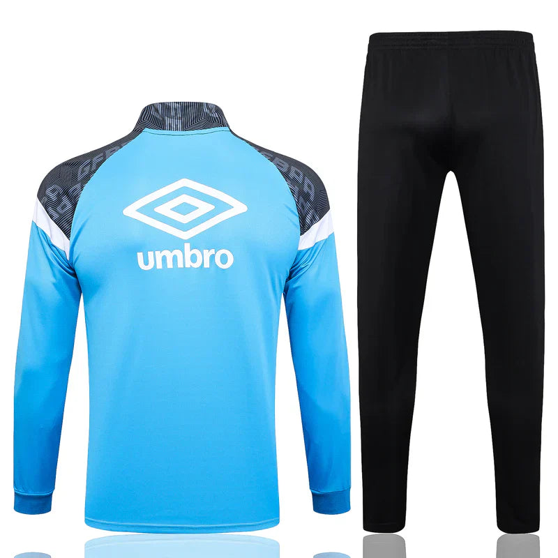 Survêtement Grêmio 23/24 - Bleu et Noir Avec Fermeture Éclair