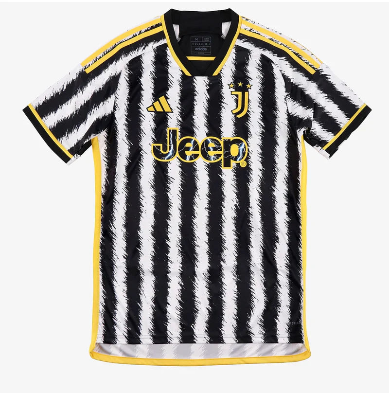 Juventus Home Shirt 23/24 - White and Black