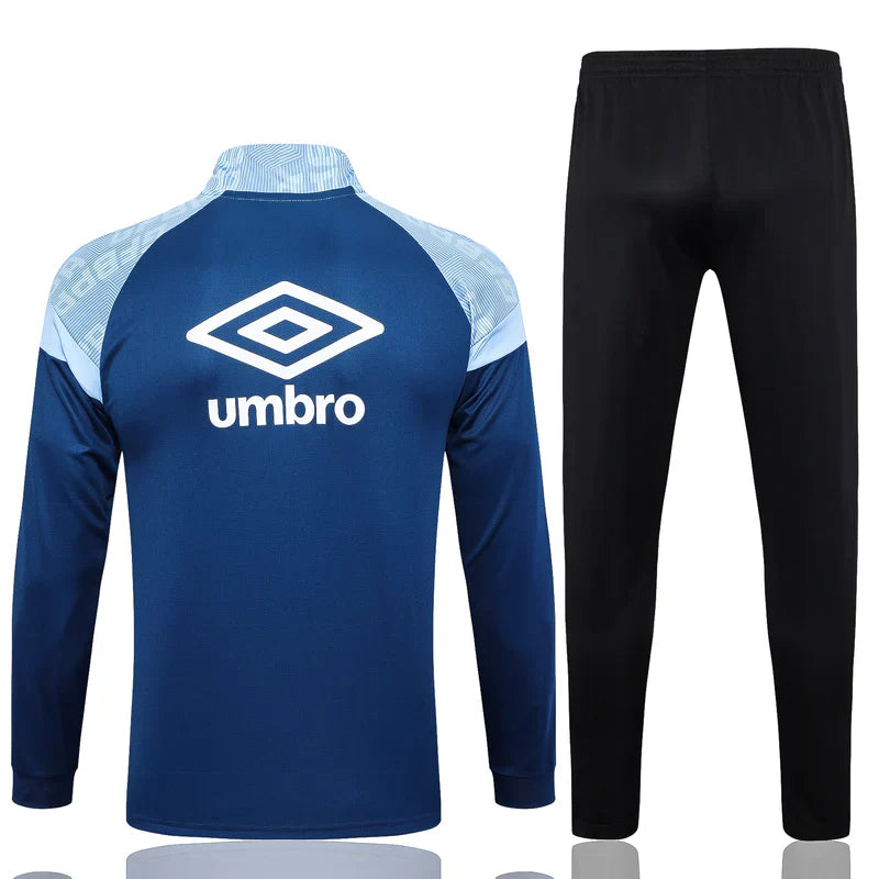 Survêtement Grêmio 23/24 - Bleu et Noir Avec Fermeture Éclair