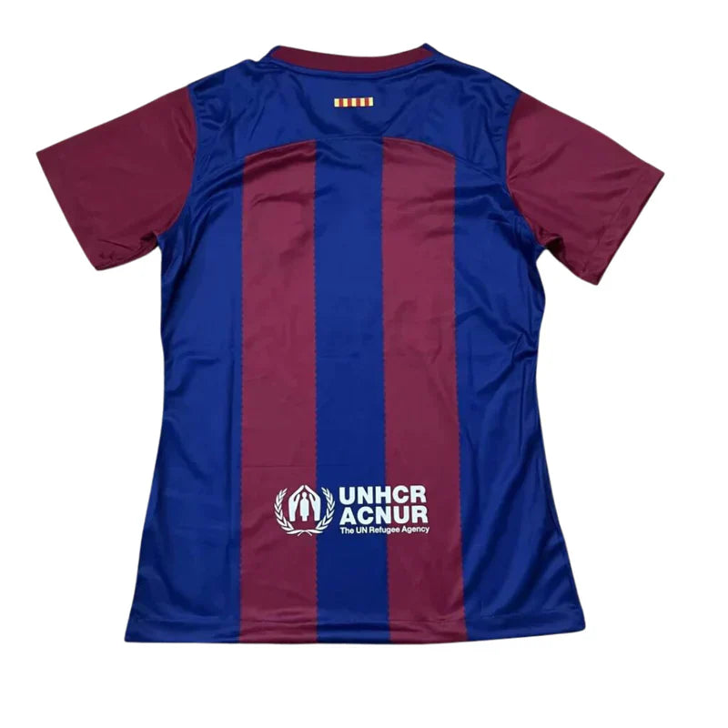 Barcelona Home 23/24 Women's Jersey - Blue and Red